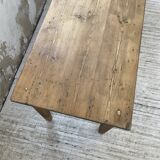 Farmhouse table pine multi-drawers