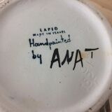 Modernist vase Lapid Israel, ceramics, 60s