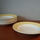 8 soup plates from the 1950s