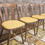 Set of 4 bistro chairs 1960
