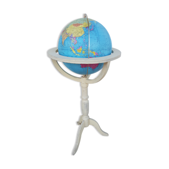Globe Terrestre de parquet lumineux George Philip & Son  LTD London