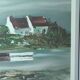 Lithograph by Georges Laporte, signed and numbered, landscape of Brittany.