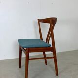 Danish midcentury teak dining chair by Bramin