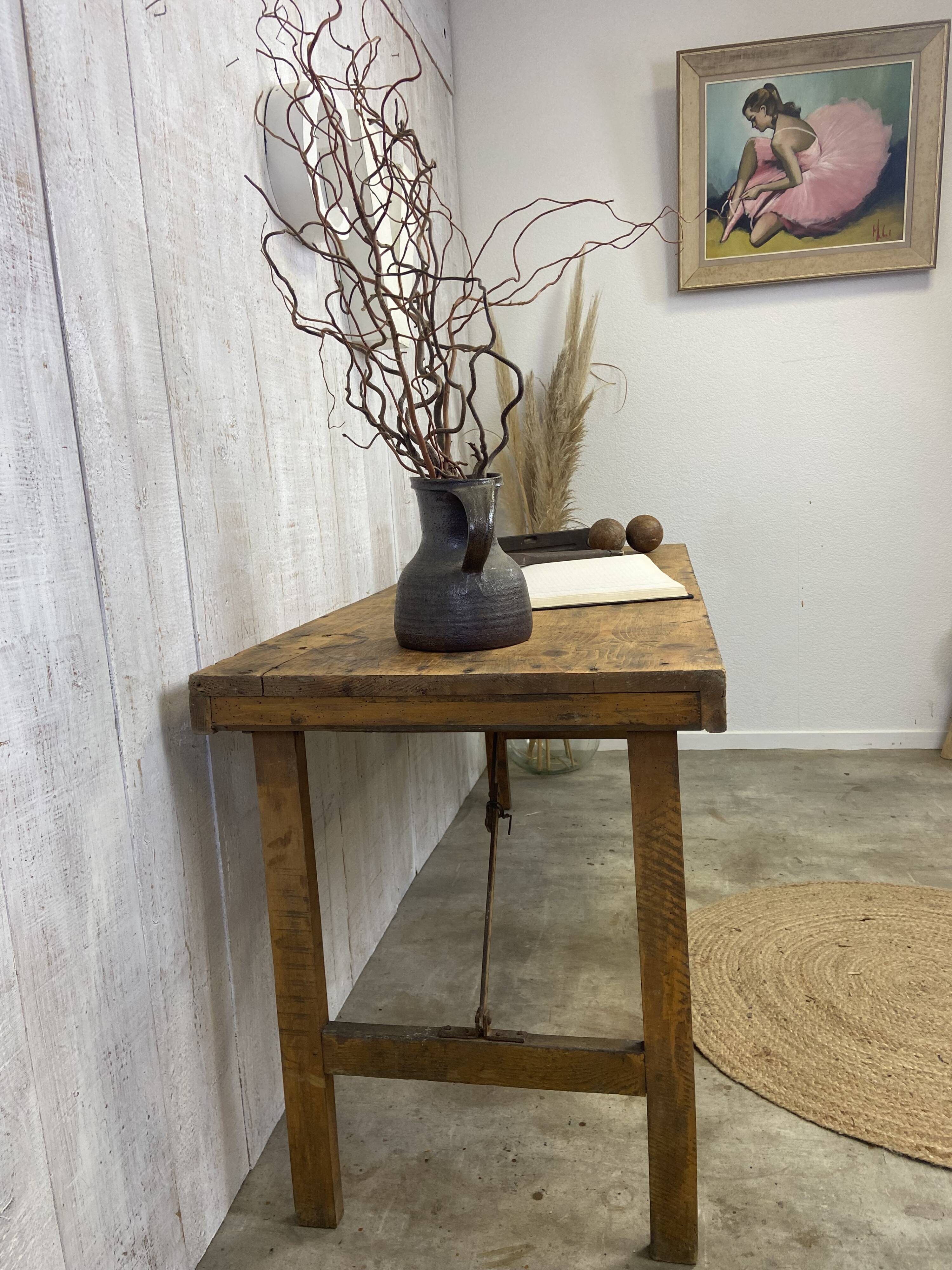 Vintage workshop table
