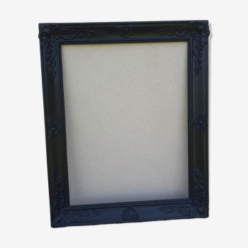 Black carved old frame