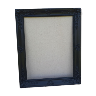 Black carved old frame