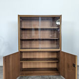 Vitrine des années 70 en teck