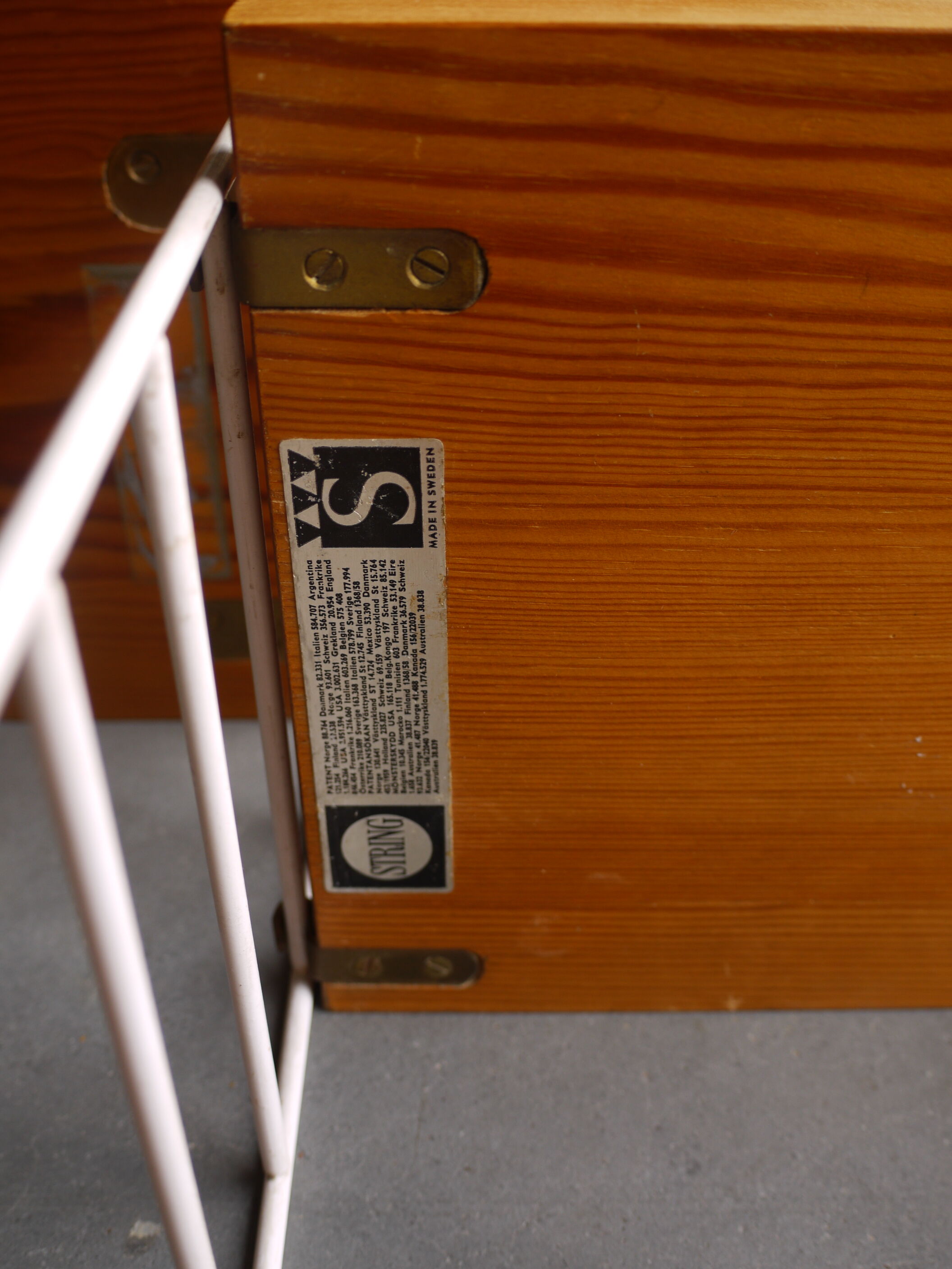 Shelving Unit by Kajsa & Nils Nisse Strinning for String, 1960s