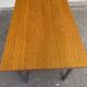 Table de cuisine extensible en bois et acier Cuisines You France 1980