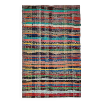 Turkish Handwoven Flatweave Chaput Kilim 175 cm x 275 cm