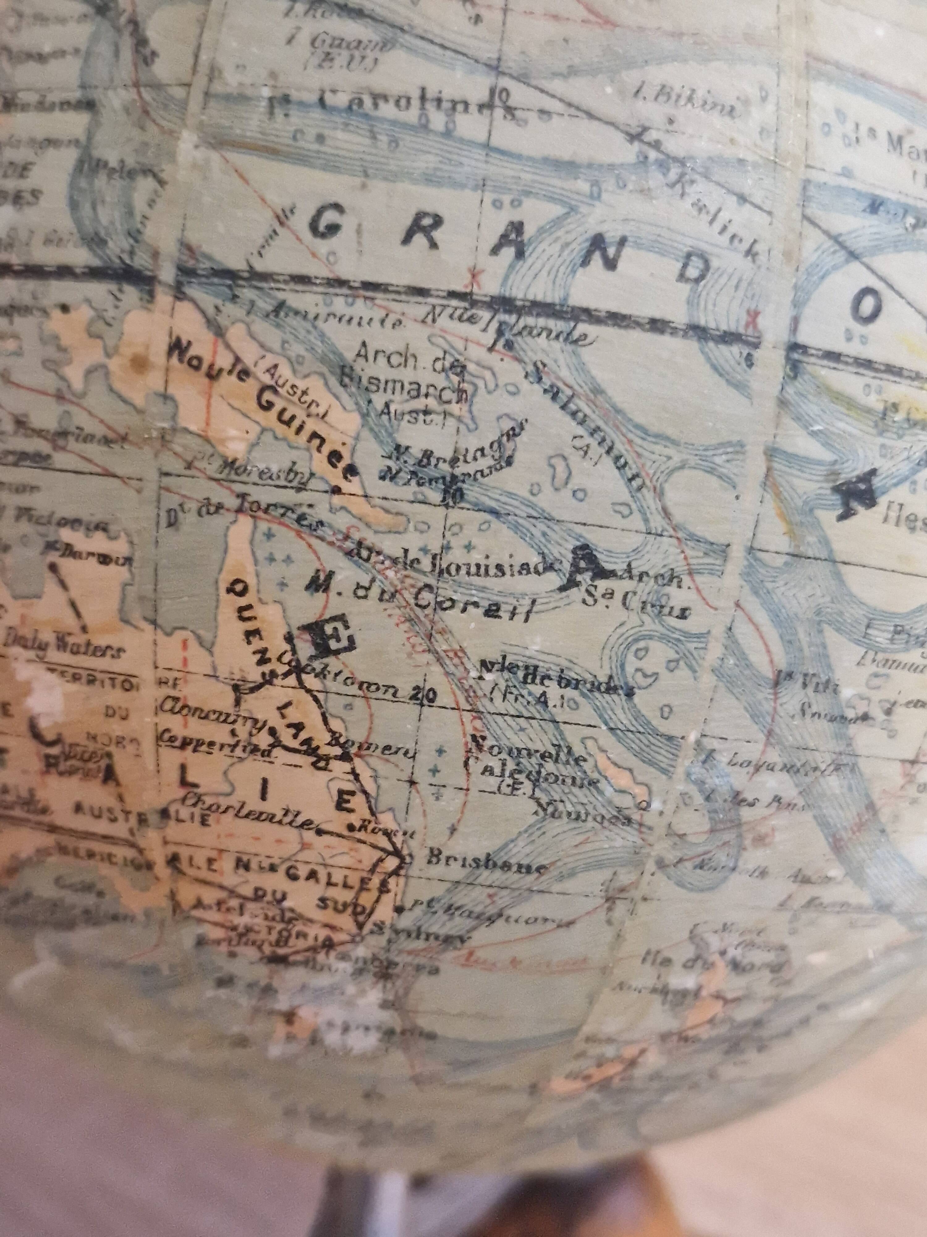 Forest terrestrial globe early 20th century