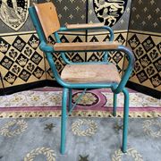 Schoolmaster's desk with armchair