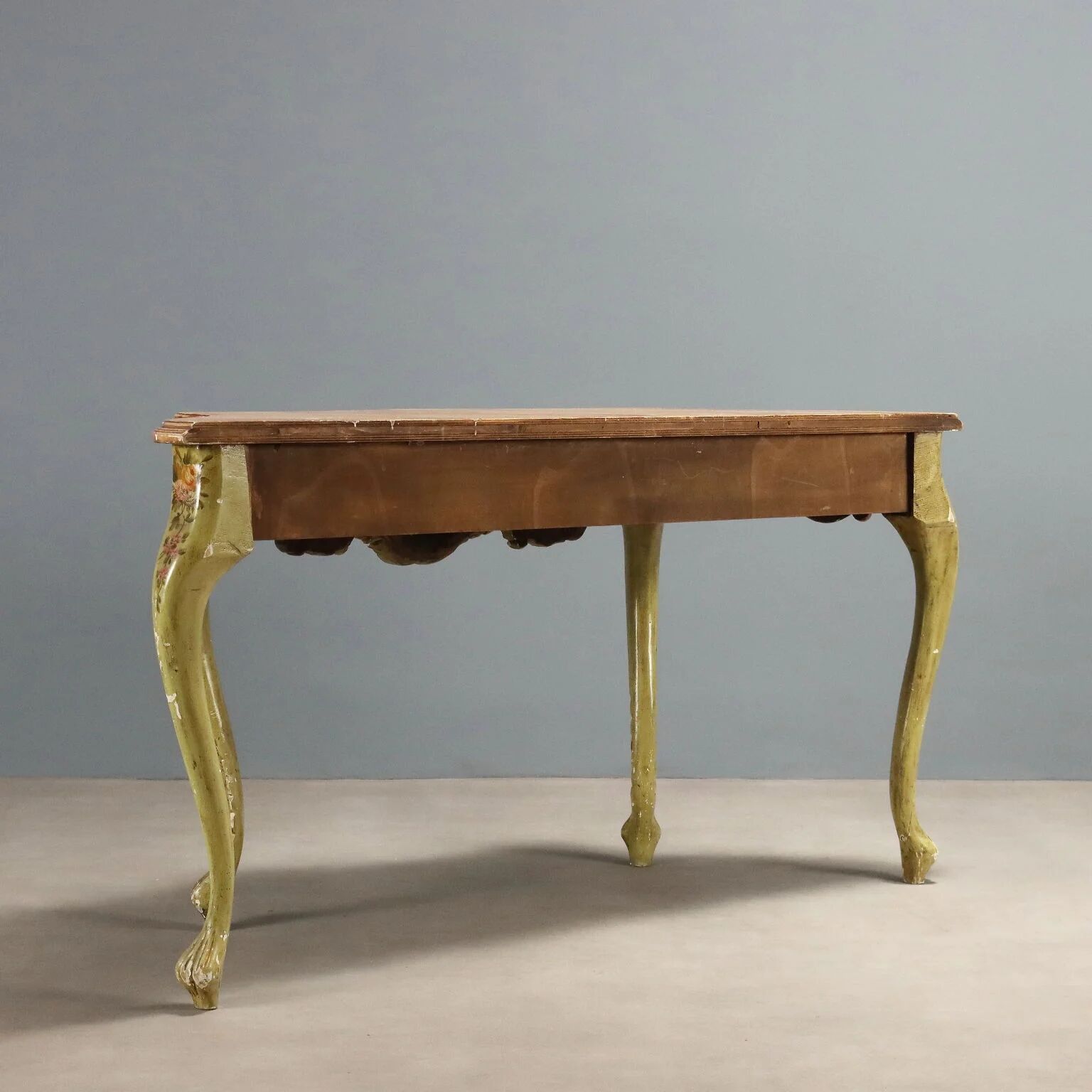 Antique Venetian console in baroque style, wood, Italy, 20th century.