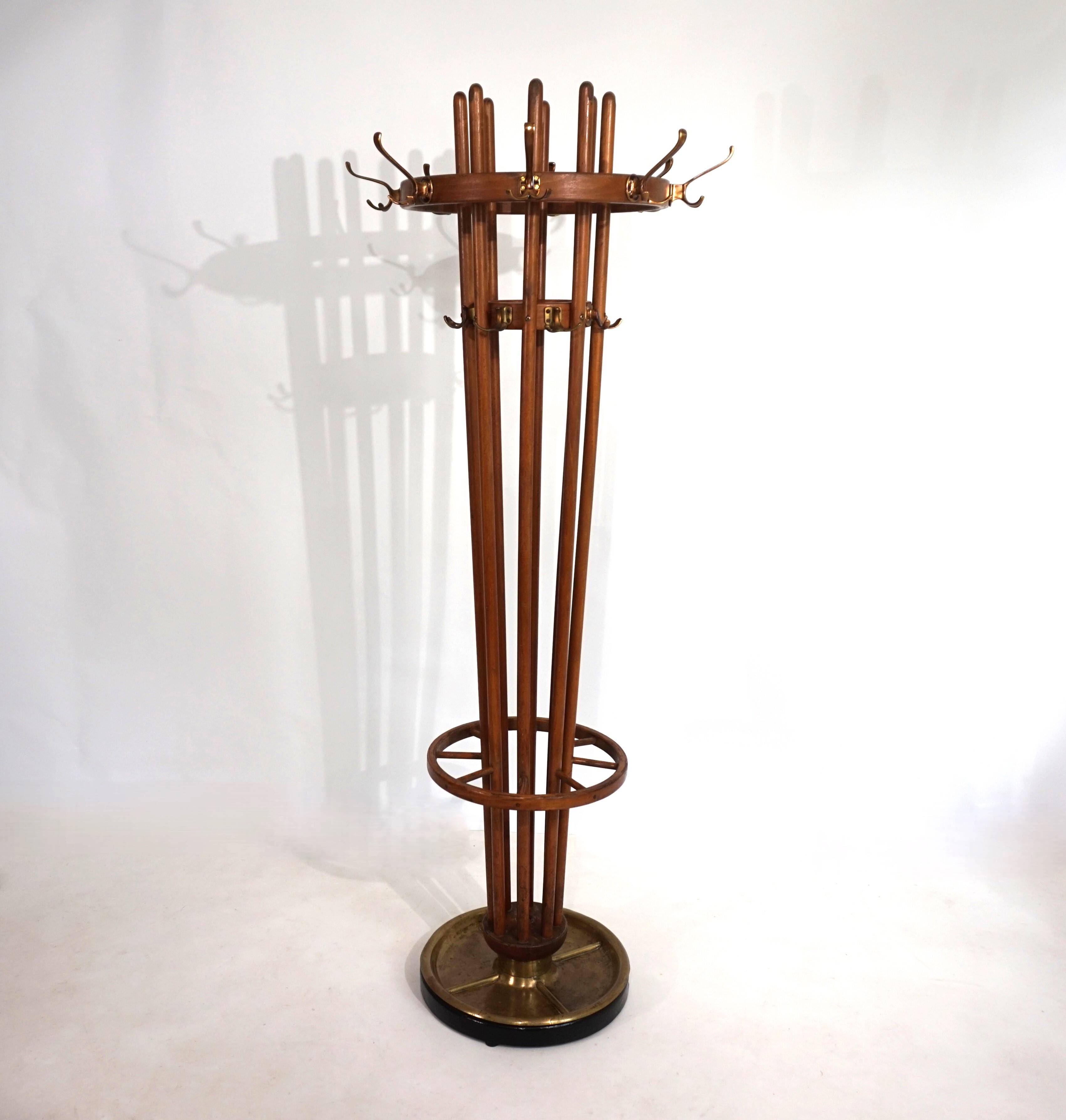Art Deco rotating coat rack, 1930