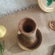 Candle holder terracotta cellar rat Orezza Campo Piano Corsica - Vintage