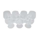 Set of 7 large wine glasses