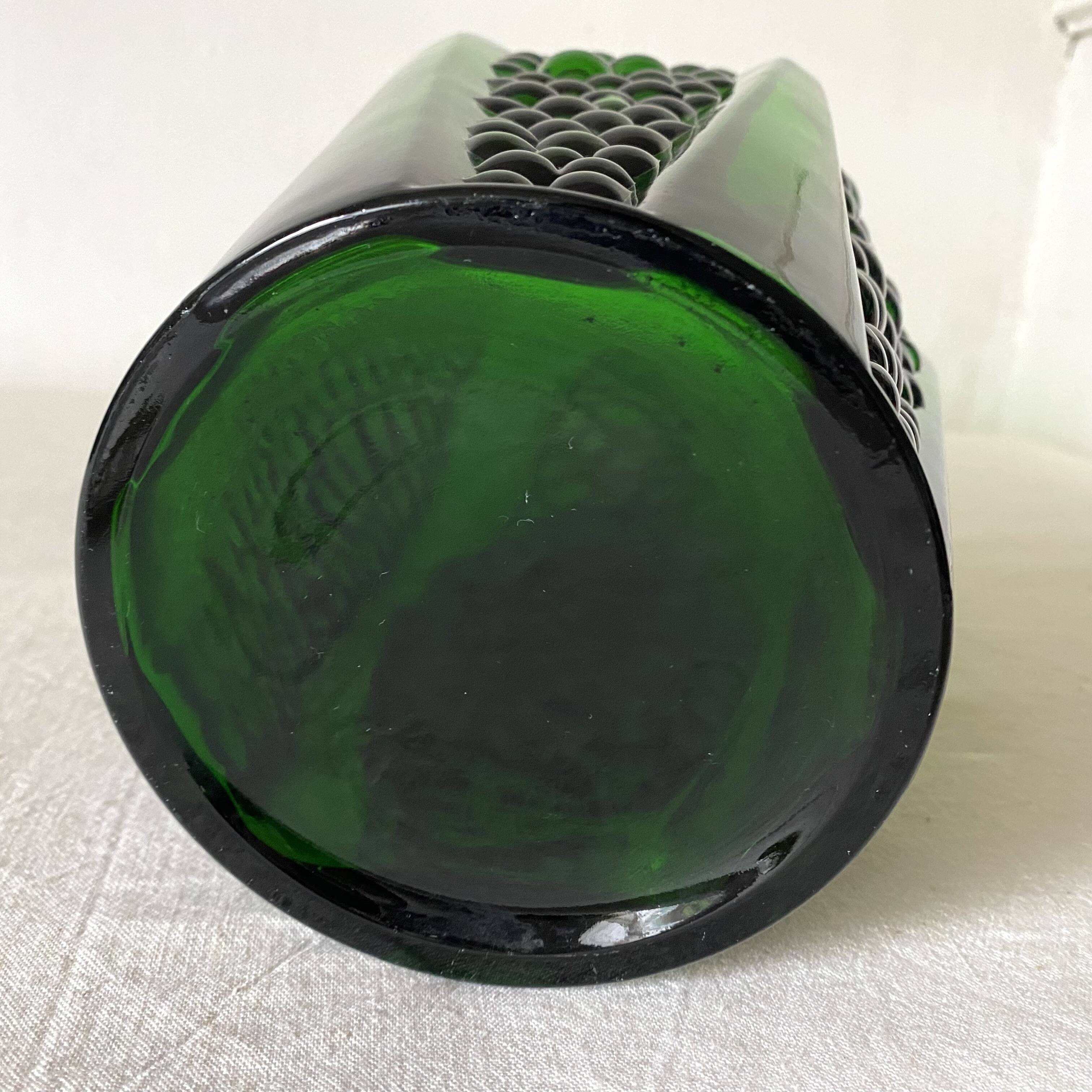 Large Art Deco glass vase 34 cm