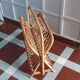 Vintage rattan magazine holder 60/70