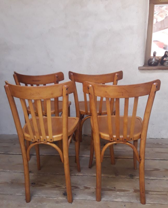 Series of 4 Luterma bistro chairs