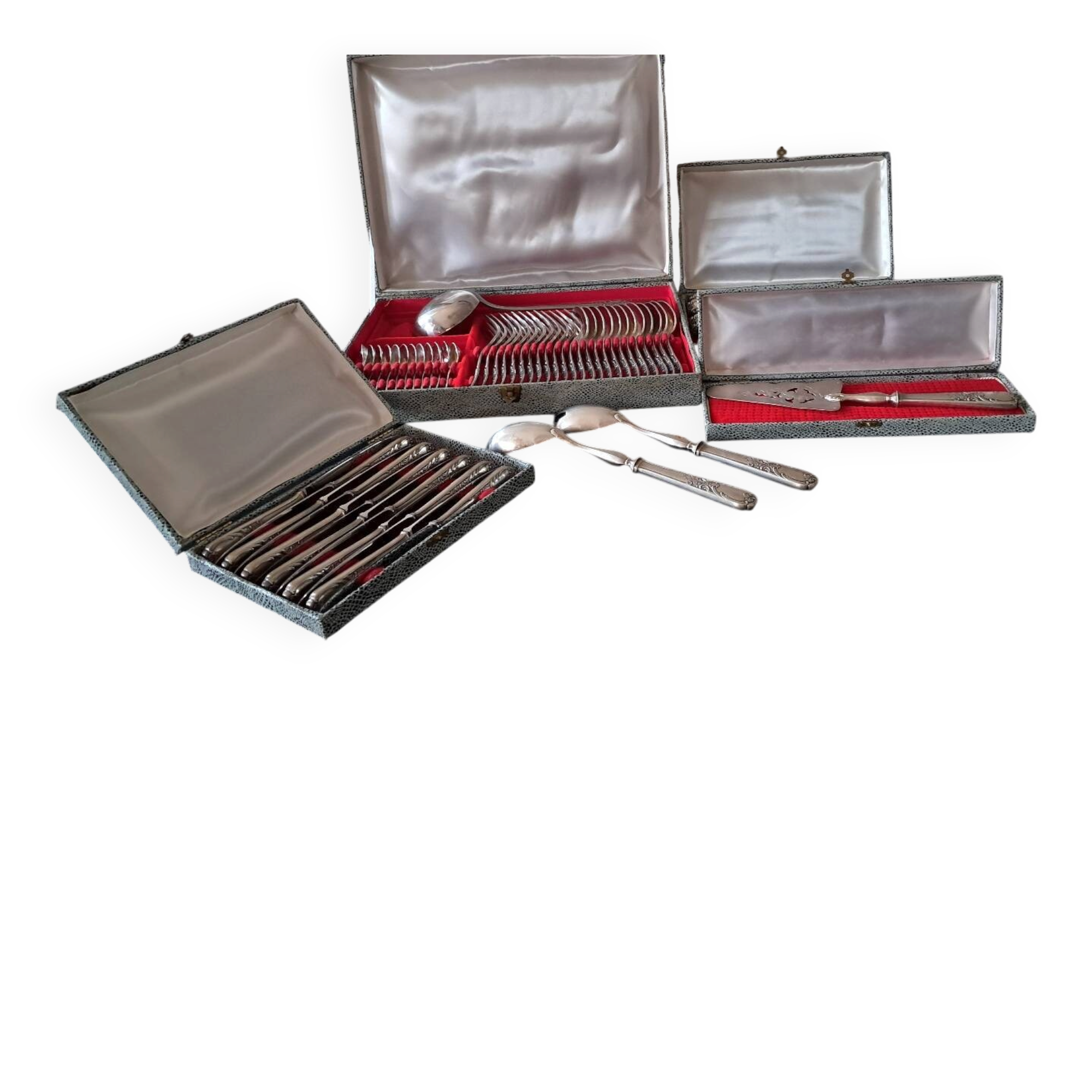 64-piece cutlery set Alfenide