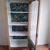 Armoire vitrine art deco vintage relookée