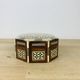 Vintage mother-of-pearl marquetry jewelry box