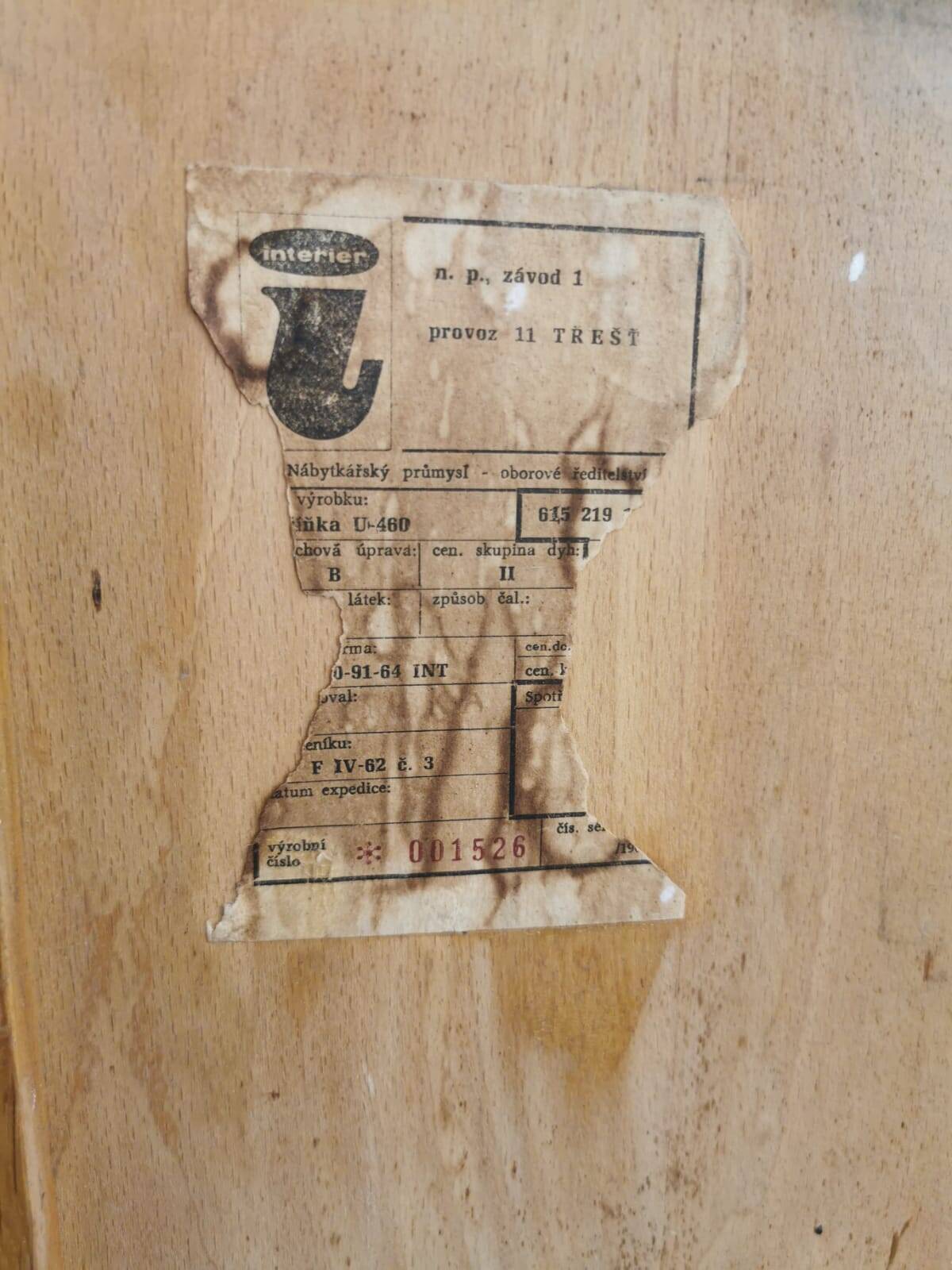 Sideboard by Jiri Jiroutek for Interier Praha, 1960s