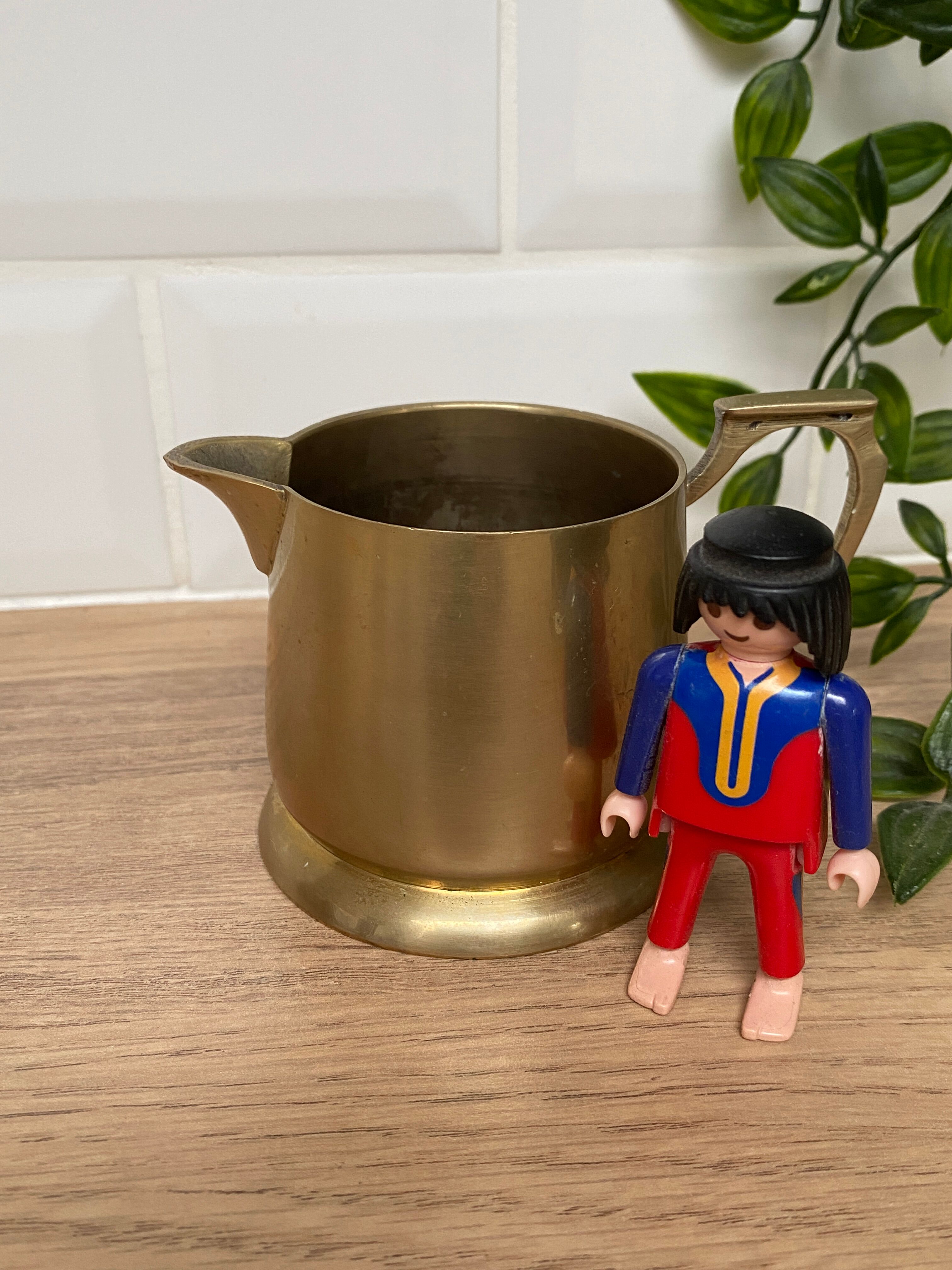 Small brass pitcher