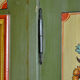 Cabinet allemand antique peint à la main 1876