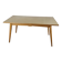 Table à manger des années 1950 en érable avec bord travaillé