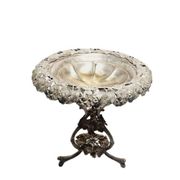 Biedermeier figurative bowl on stand from Fraget, 1890s