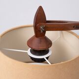 Small teak scissors wall lamp 1960s holland