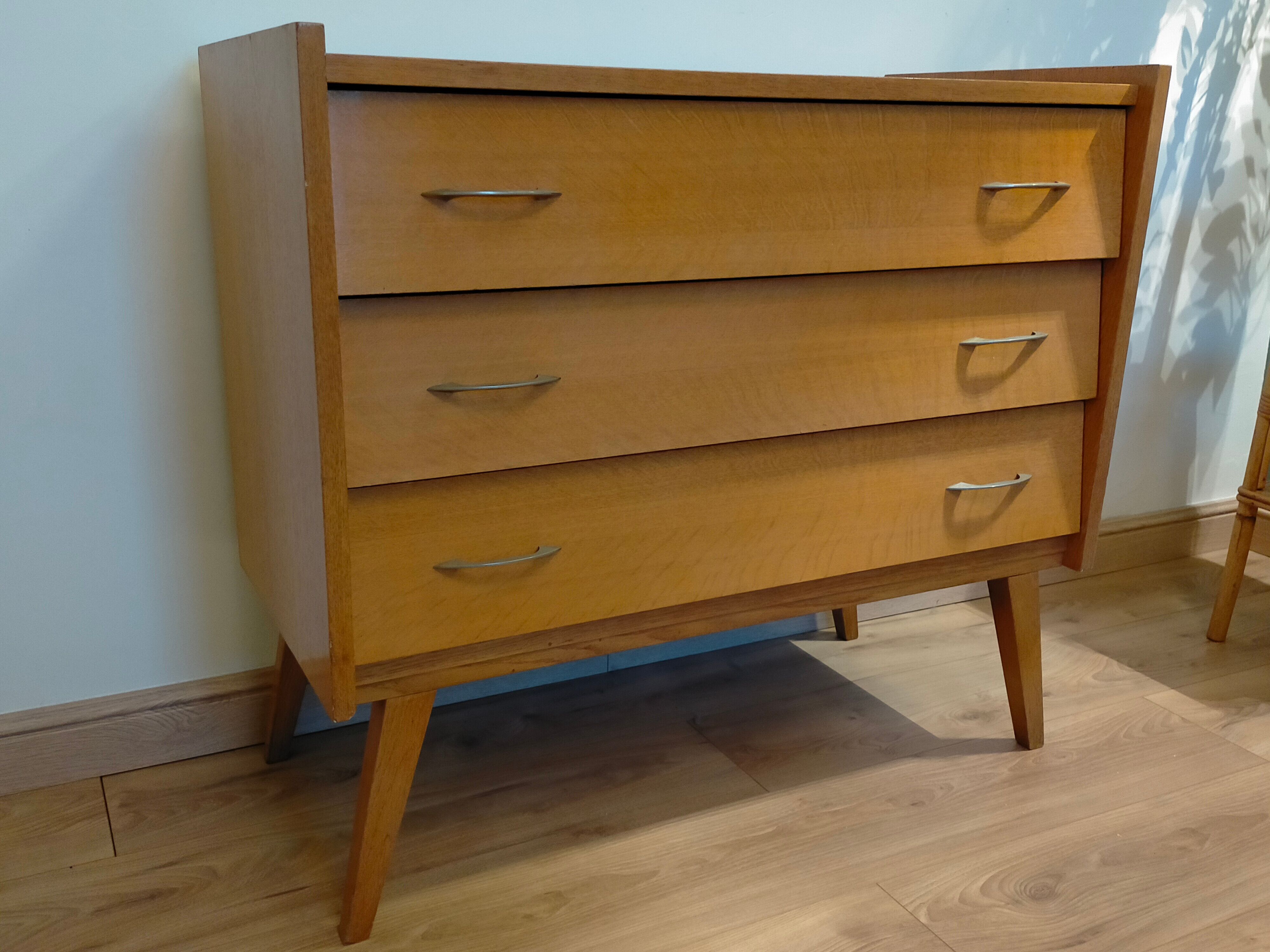 Scandinavian dresser vintage compass feet