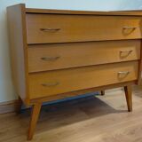 Scandinavian dresser vintage compass feet