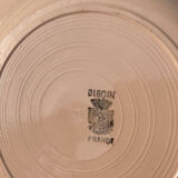 4 flat plates powder pink Digoin plain old