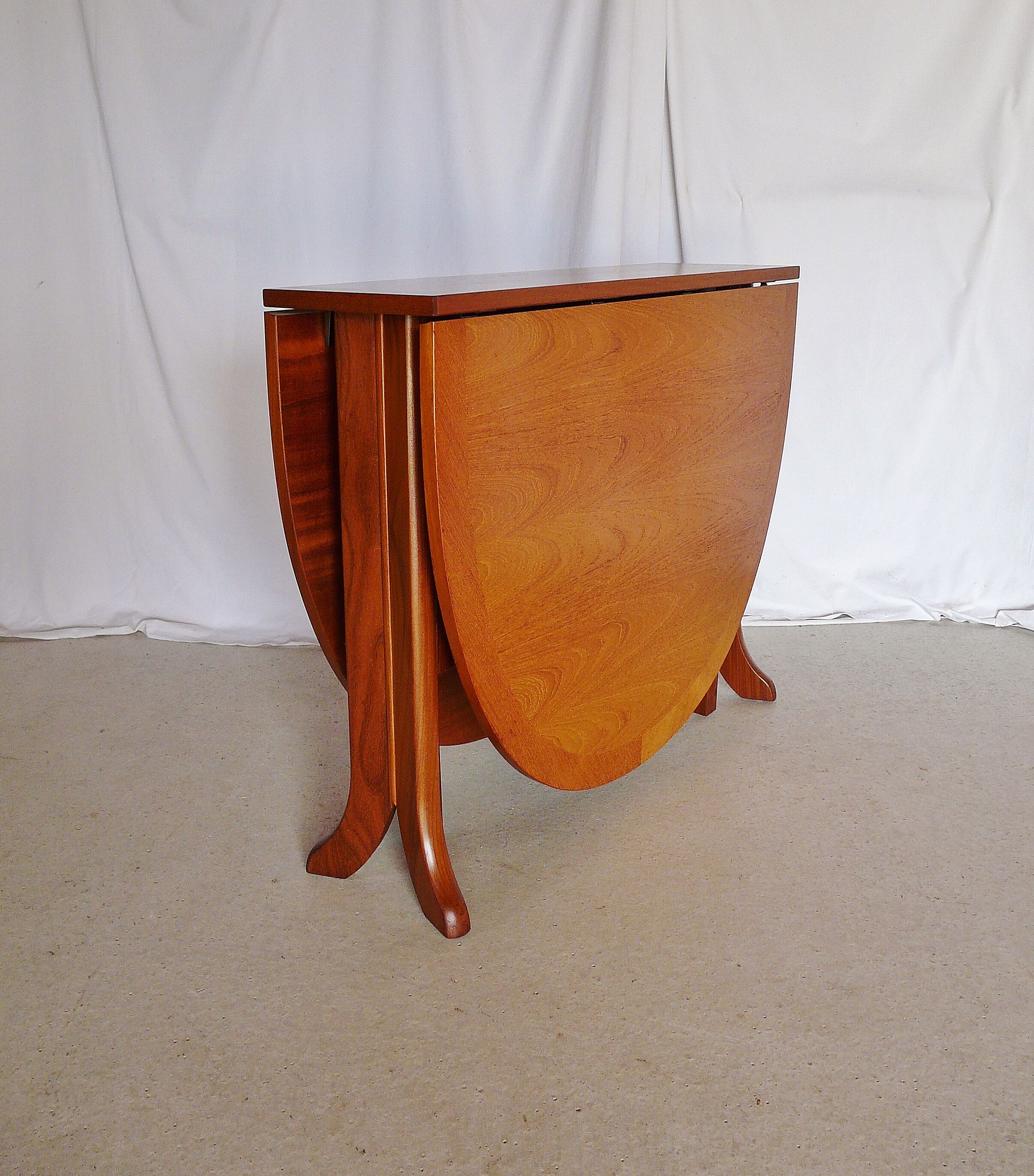 Scandinavian Nathan teak folding table