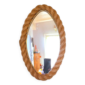 Oval rope mirror 1950