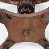Side table with extensions in mahogany from around the 1890s