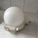 Wall lamp hand lamp ceramic vintage 70s