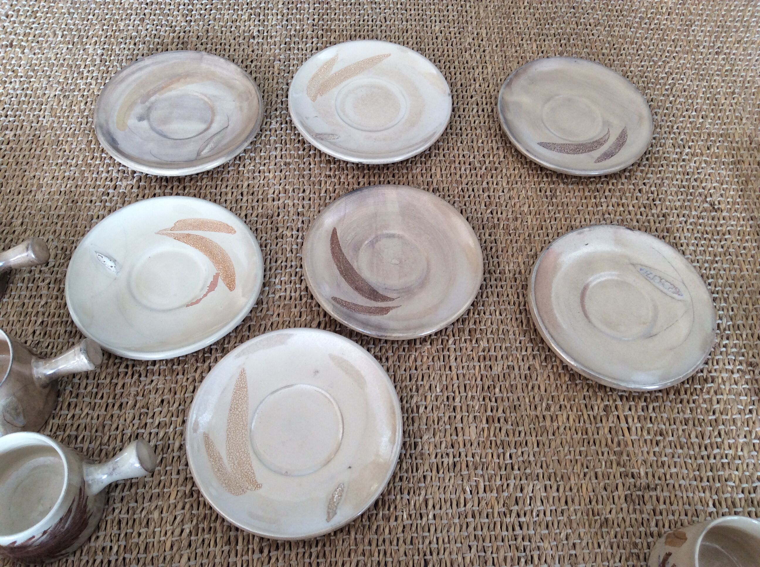 7 Vallauris coffee cups