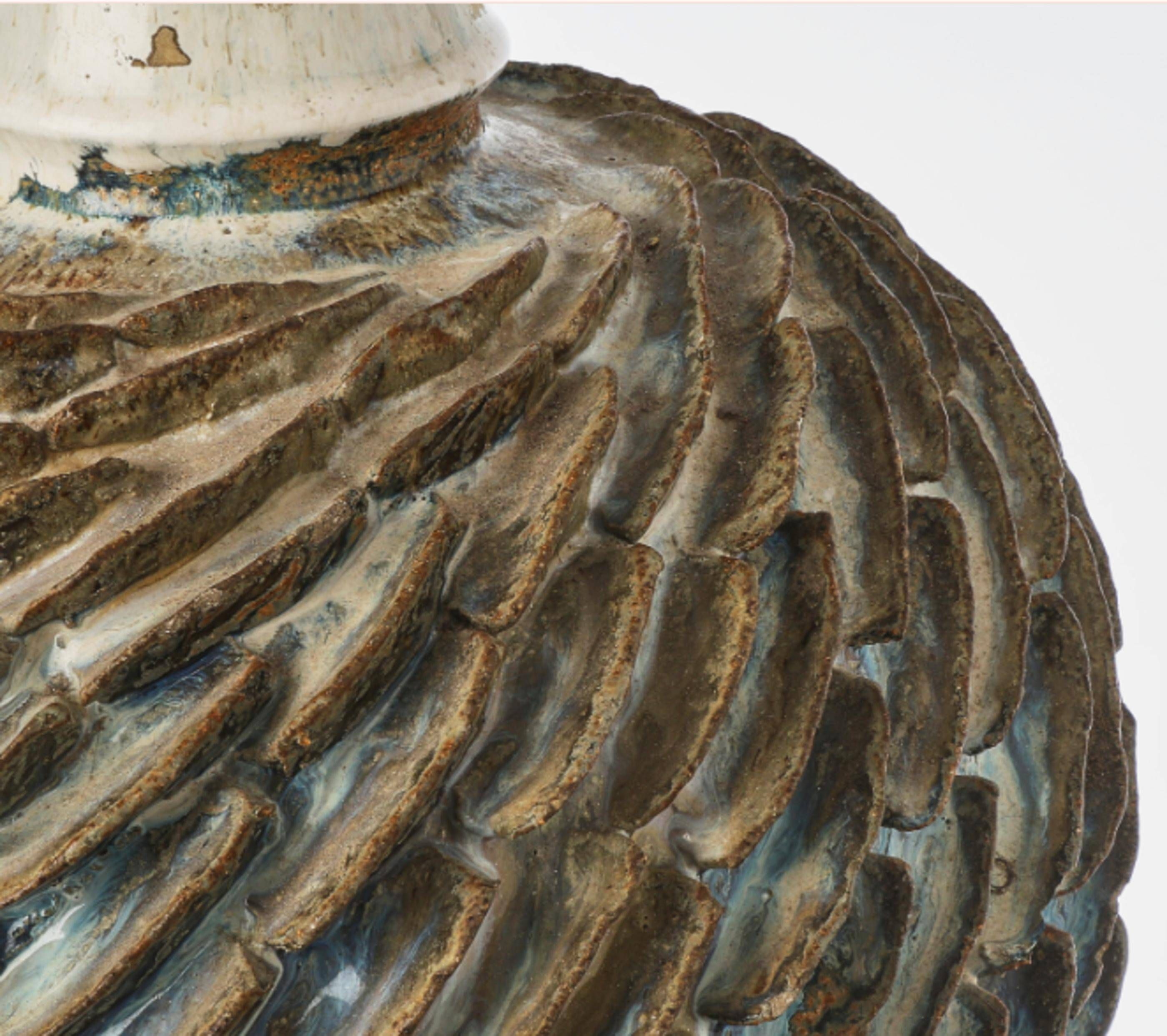 Large modern Scandinavian vase in ceramic / stoneware by Josef Simon, Sweden, 1960s.