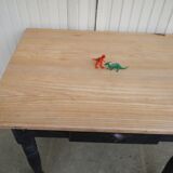 Vintage wooden farmhouse table