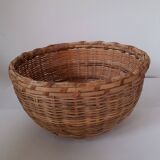 Vintage rattan basket