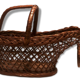 Basket / old trash, bottle holders, Wicker