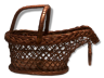 Basket / old trash, bottle holders, Wicker