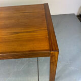 Grande table à manger en teck de style danois du milieu du siècle, années 1960