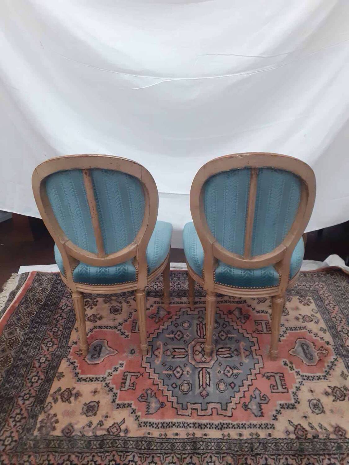 Louis XVI style medallion chair