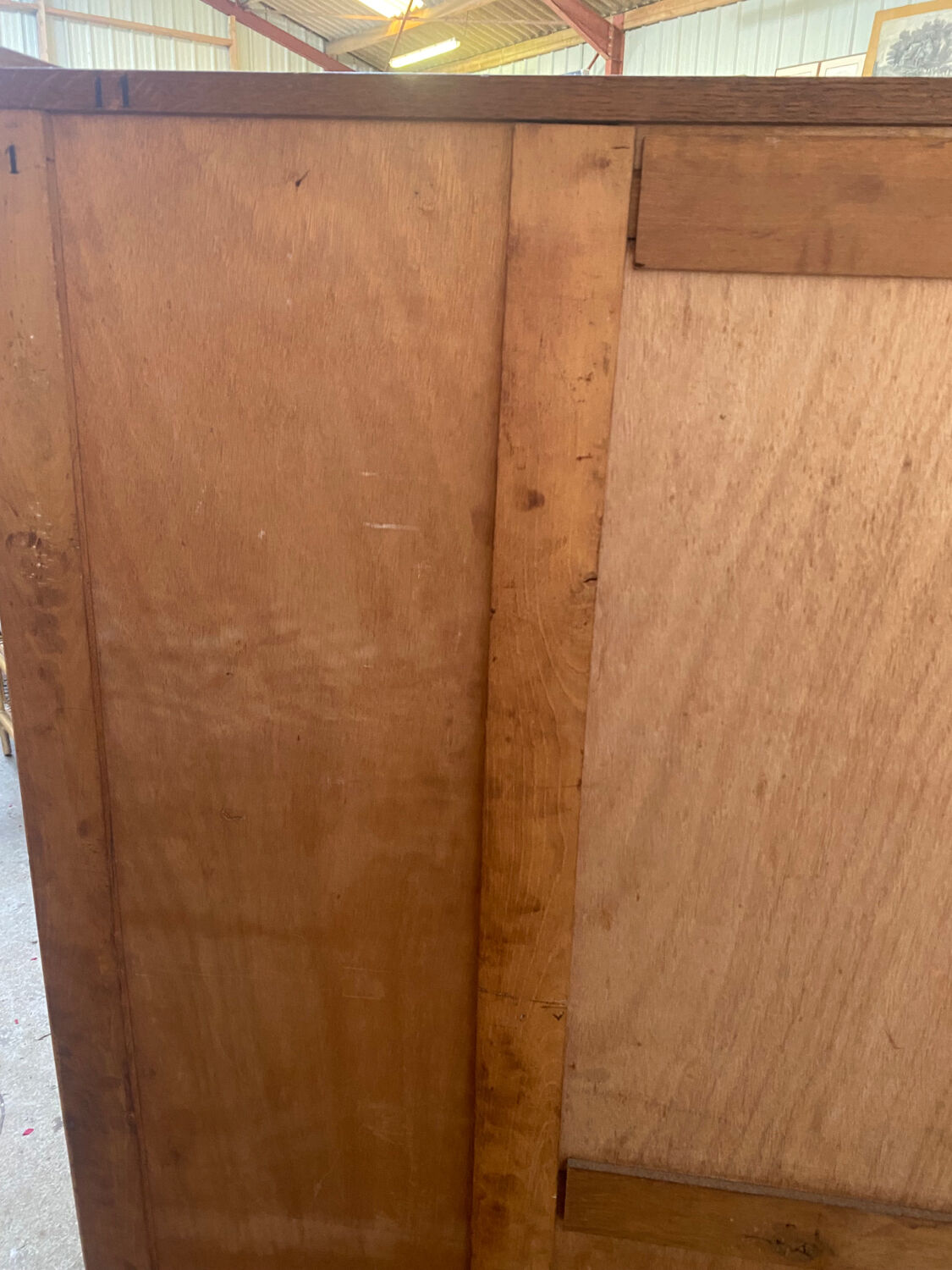 Wardrobe wardrobe two sliding doors 50's