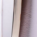 Miroir mural vintage avec bord doré, années 1960