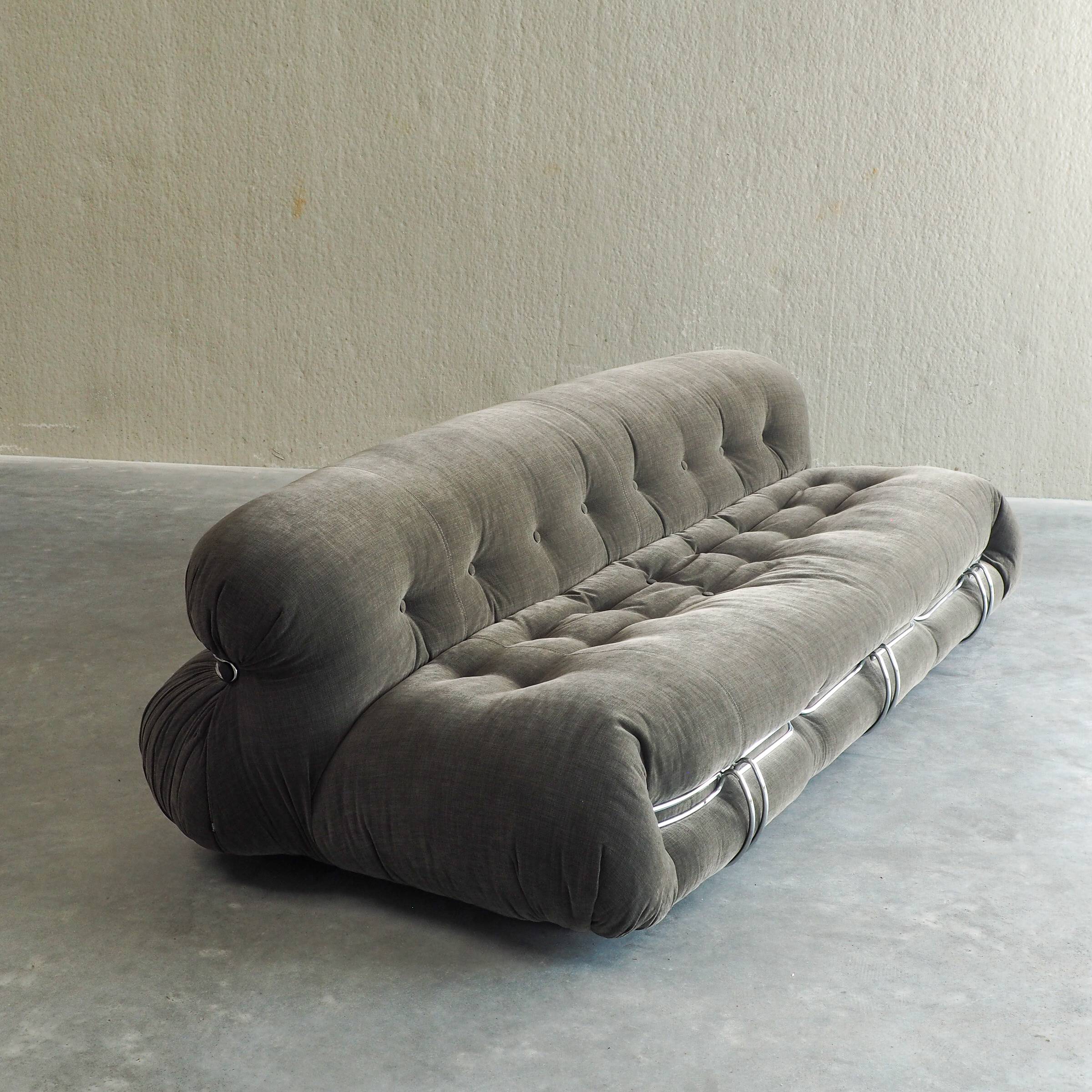 Soriana 3 seater by Afra & Tobia Scarpa for Cassina